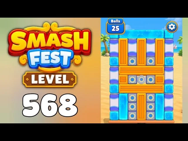 Smash Fest Level 568 board layout