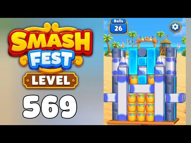 Smash Fest Level 569 board layout