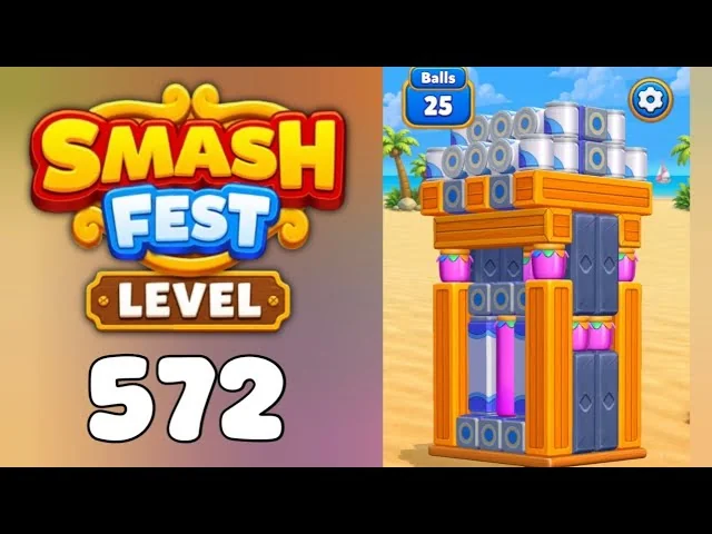 Smash Fest Level 572 board