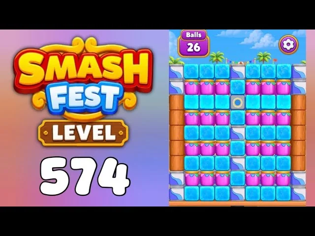 Smash Fest Level 574 board layout