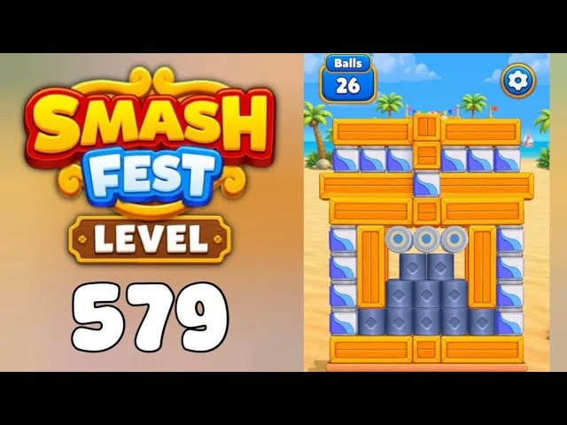 Smash Fest Level 579 board layout