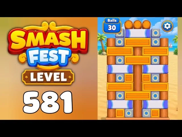 Smash Fest Level 581 board layout