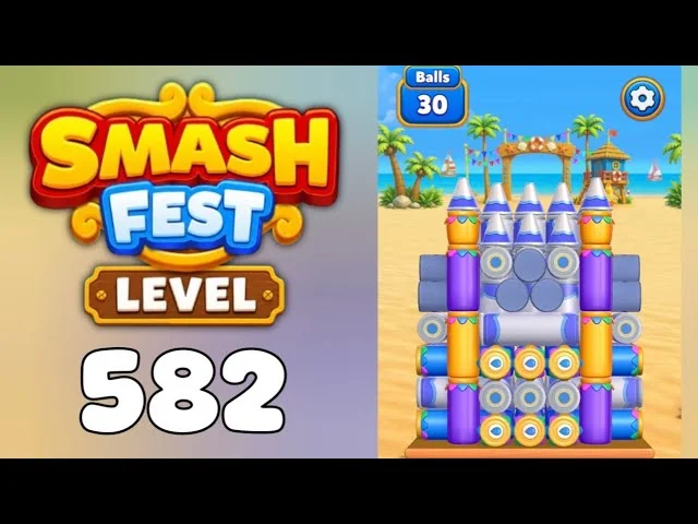 Smash Fest Level 582 board layout
