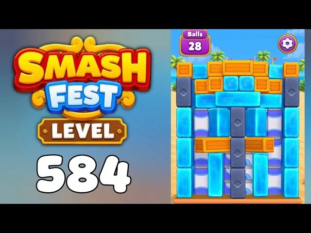 Smash Fest Level 584 board layout