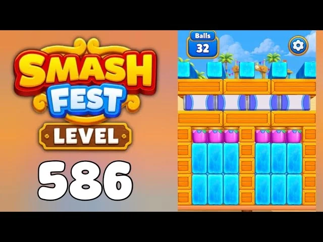 Smash Fest Level 586 board layout