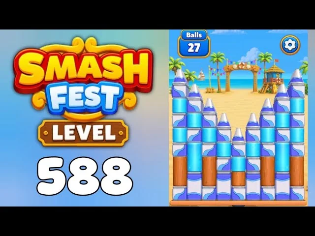 Smash Fest Level 588 board layout
