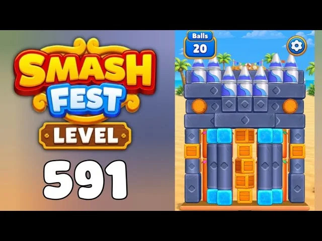 Smash Fest Level 591 board layout