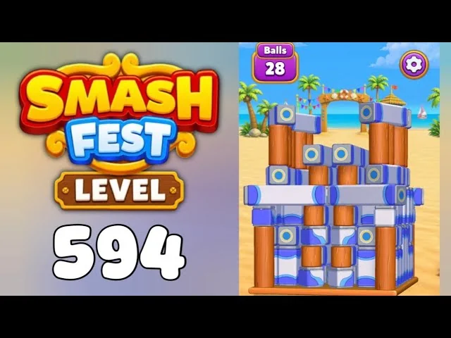 Smash Fest Level 594 board