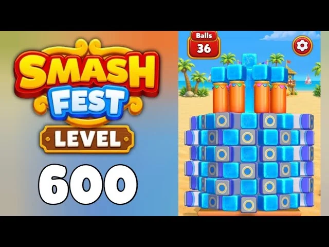 Smash Fest Level 600 board layout