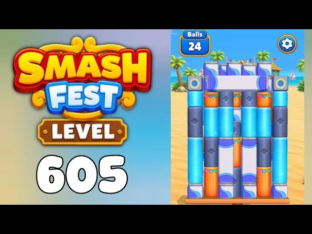 Smash Fest Level 605 board