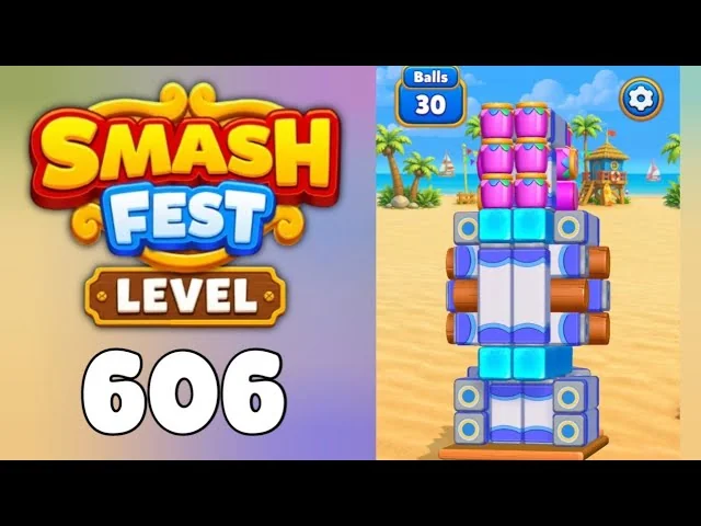 Smash Fest Level 606 board layout