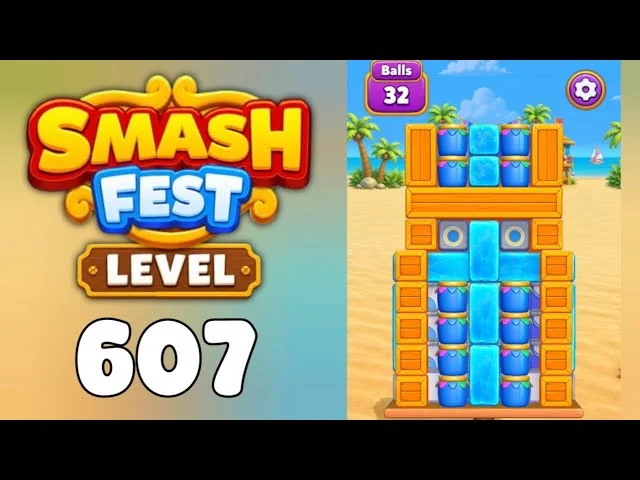 Smash Fest Level 607 board layout