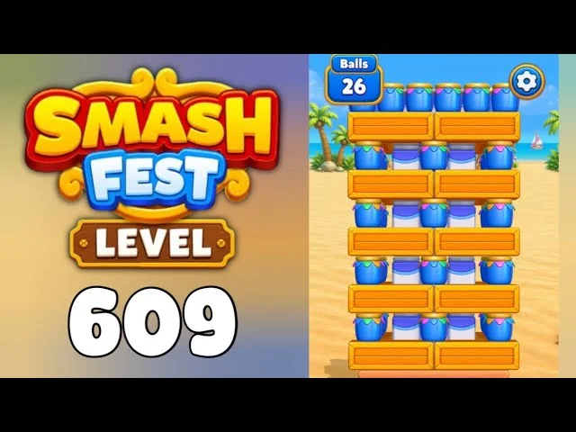 Smash Fest Level 609 board layout