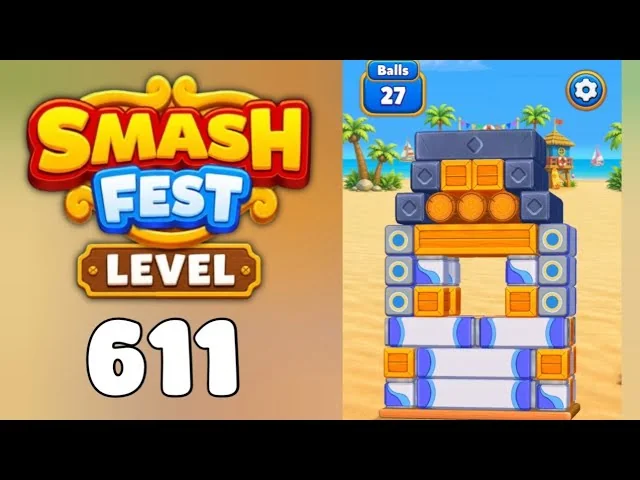 Smash Fest Level 611 board