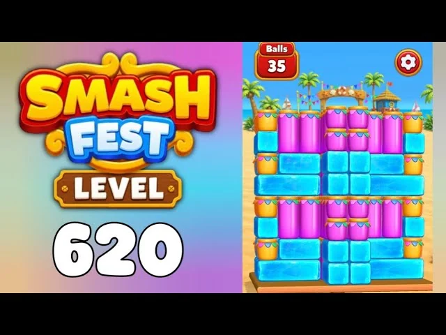 Smash Fest Level 620 board layout