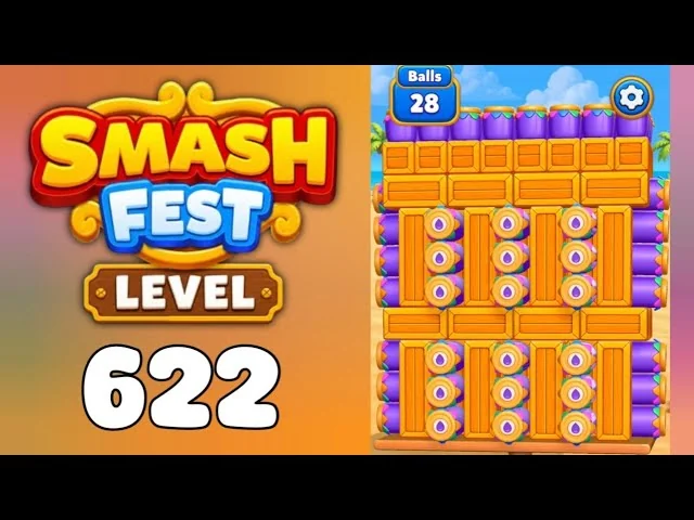 Smash Fest Level 622 board layout