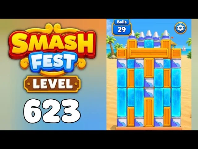 Smash Fest Level 623 board layout