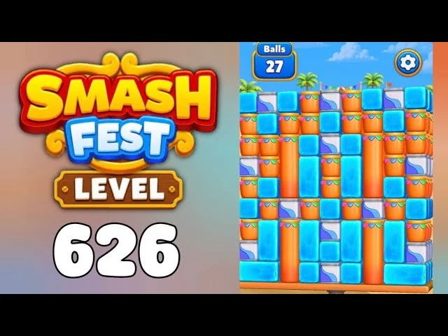 Smash Fest Level 626 board layout