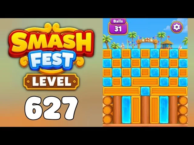 Smash Fest Level 627 board layout