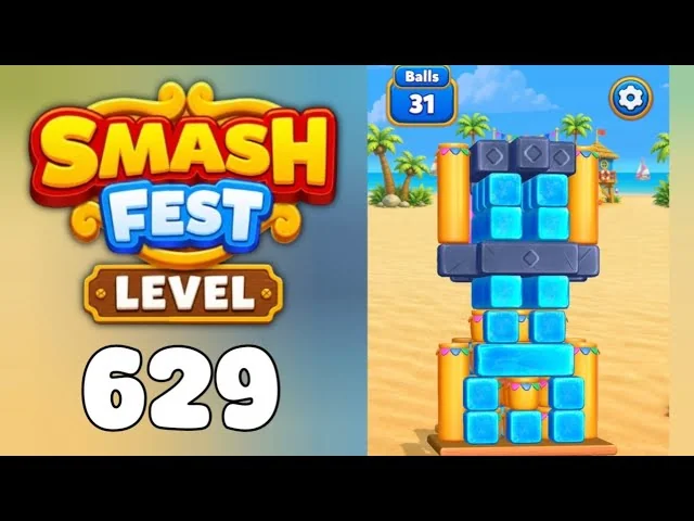 Smash Fest Level 629 board layout