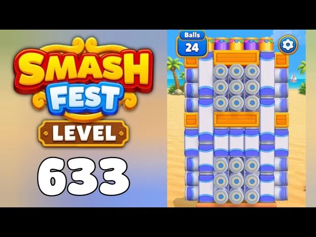 Smash Fest Level 633 board layout