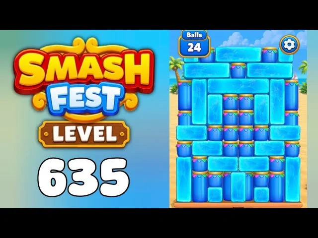 Smash Fest Level 635 board layout