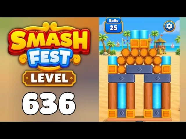 Smash Fest Level 636 board