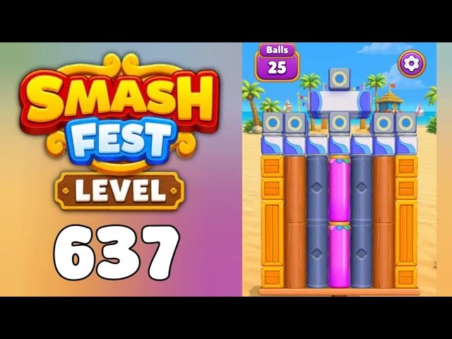 Smash Fest Level 637 board
