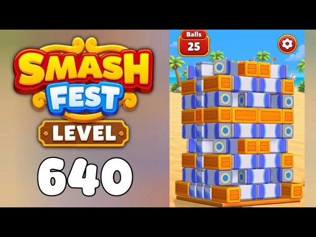 Smash Fest Level 640 board layout