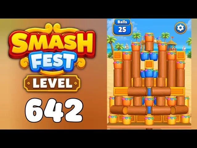 Smash Fest Level 642 board layout