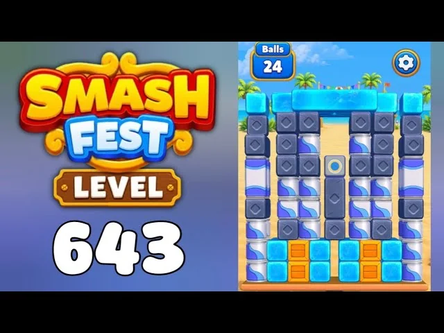 Smash Fest Level 643 board layout