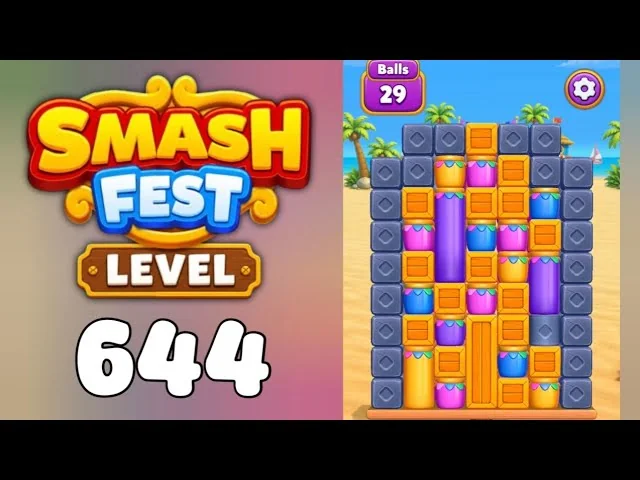 Smash Fest Level 644 board layout