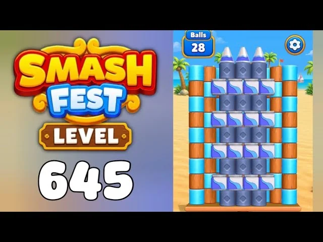 Smash Fest Level 645 board layout