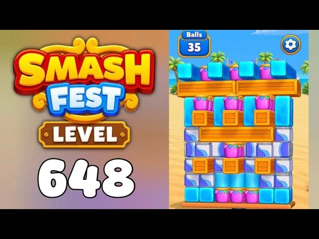 Smash Fest Level 648 board layout