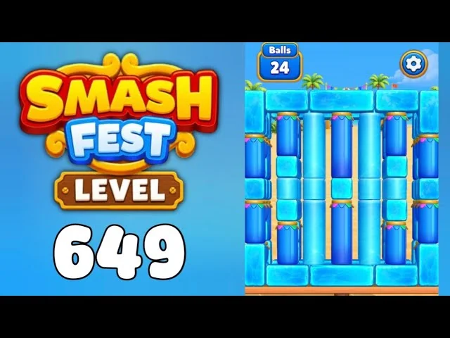 Smash Fest Level 649 board layout