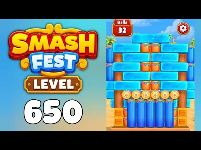 Smash Fest Level 650 board layout