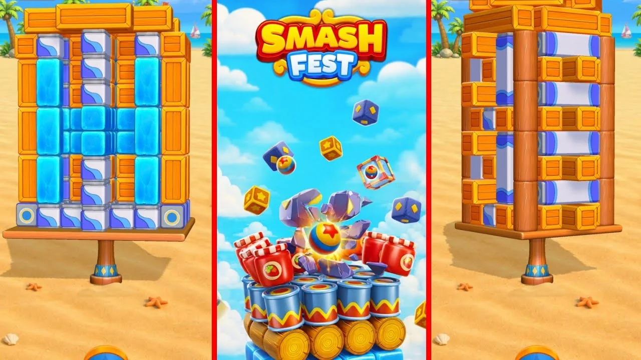 Smash Fest Level 654 board layout