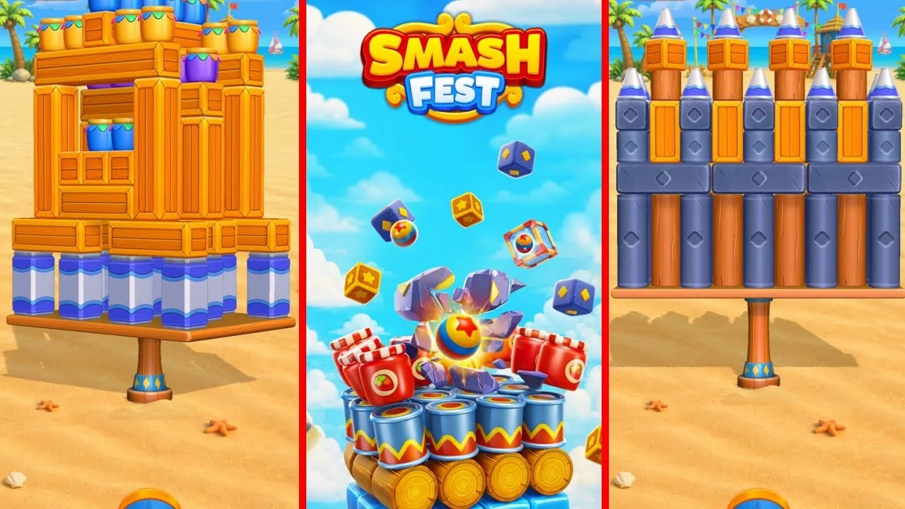 Smash Fest Level 668 board layout