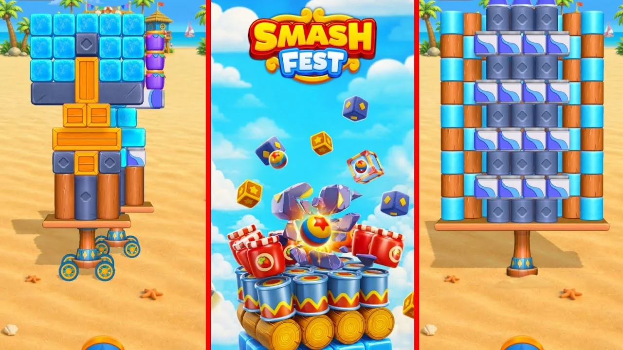 Smash Fest Level 677 board layout