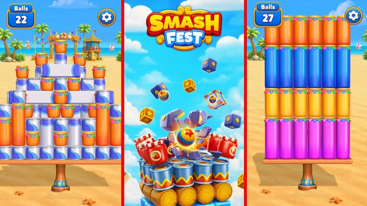 Smash Fest Level 697 board layout