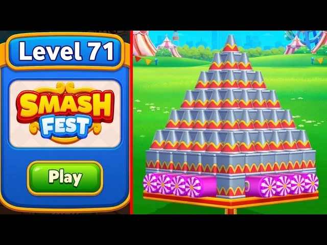 Smash Fest Level 71 board layout