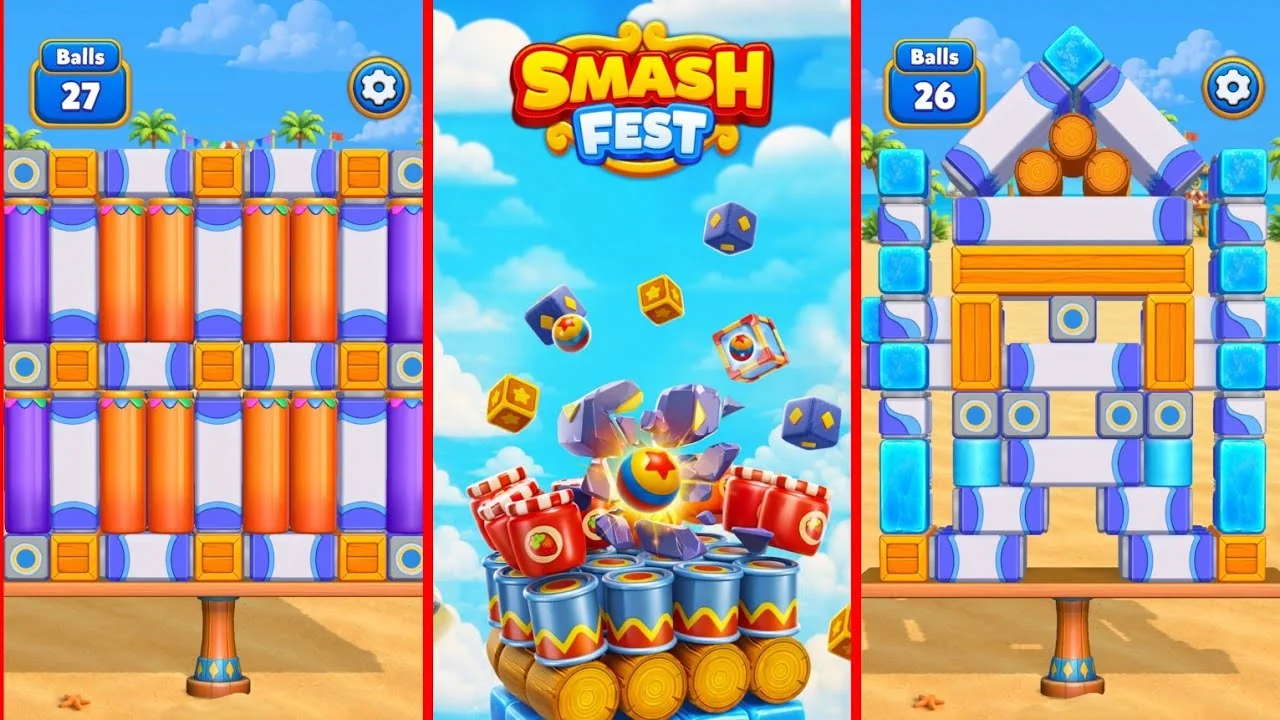 Smash Fest Level 712 board layout
