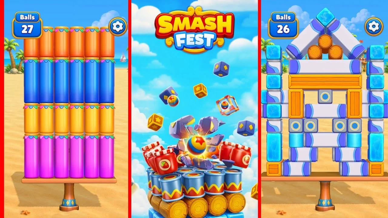 Smash Fest Level 724 board