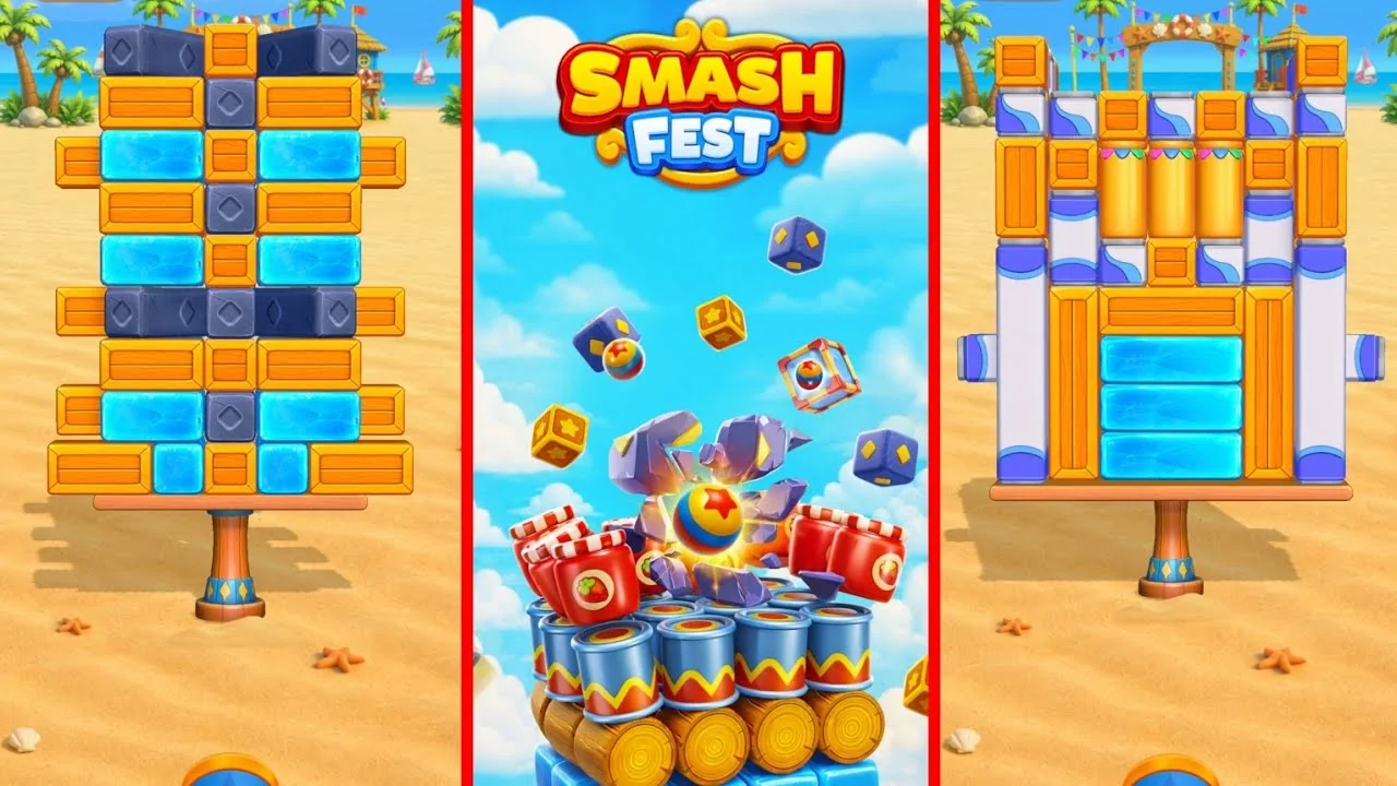 Smash Fest Level 736 board layout