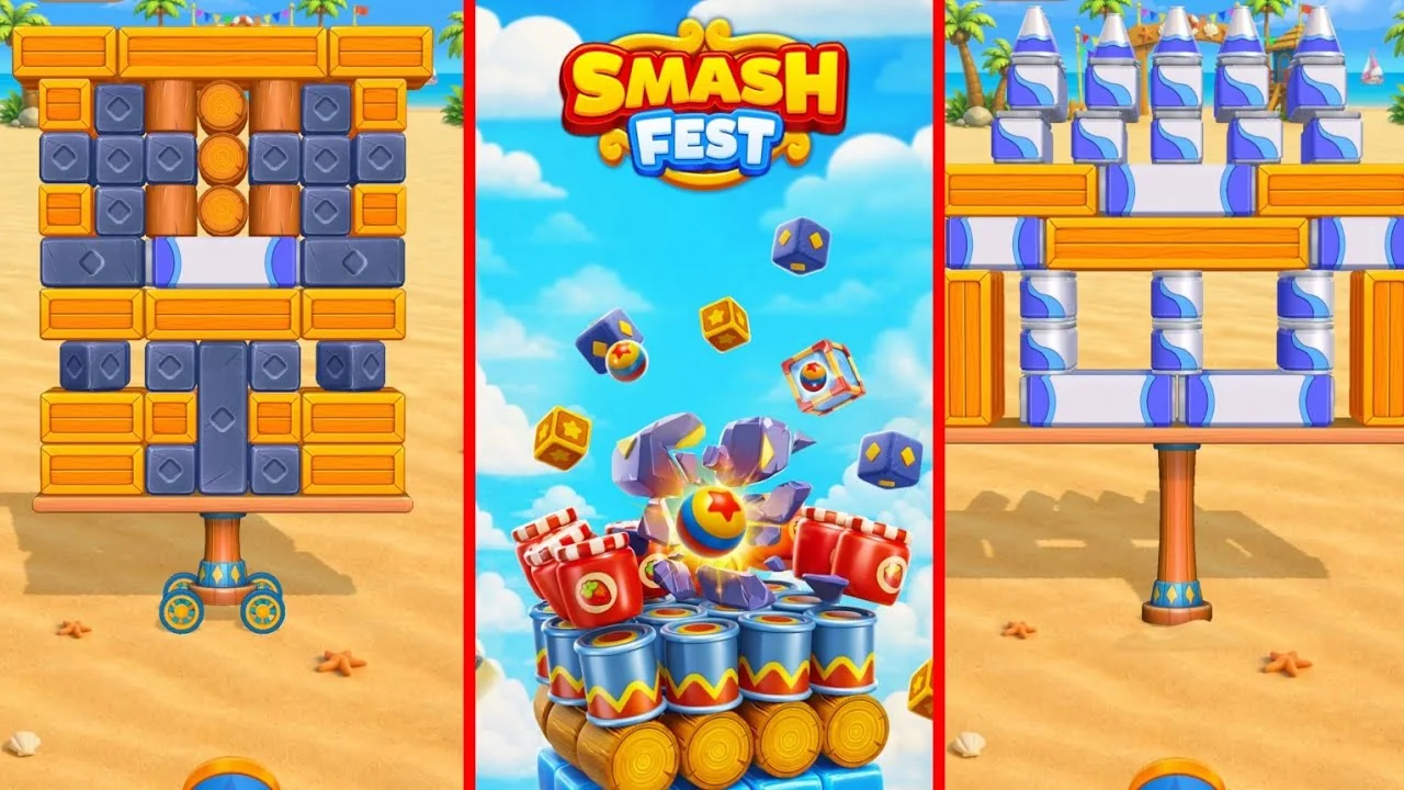 Smash Fest Level 745 board