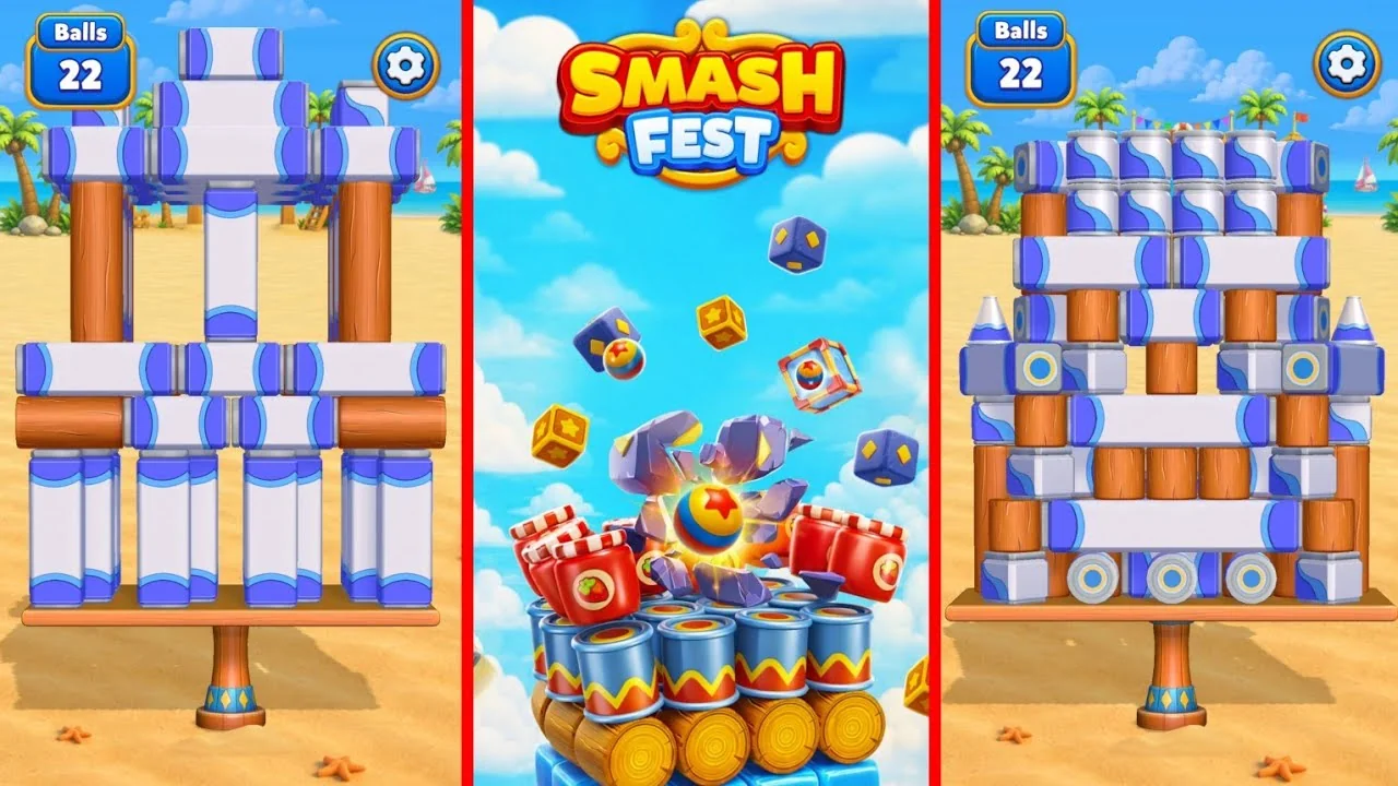 Smash Fest Level 753 board layout