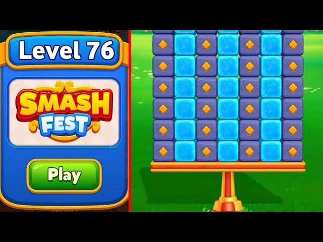 Smash Fest Level 76 board layout