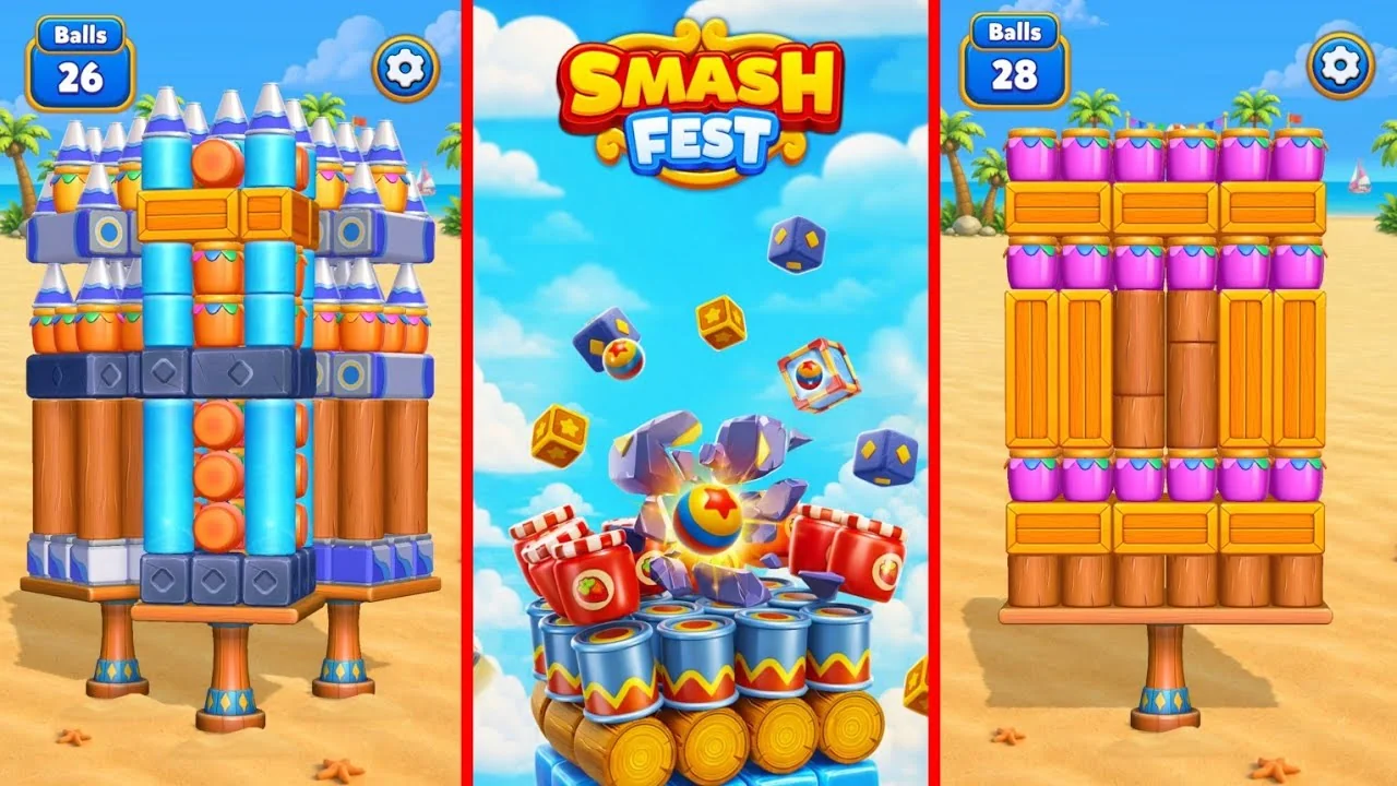 Smash Fest Level 768 board layout