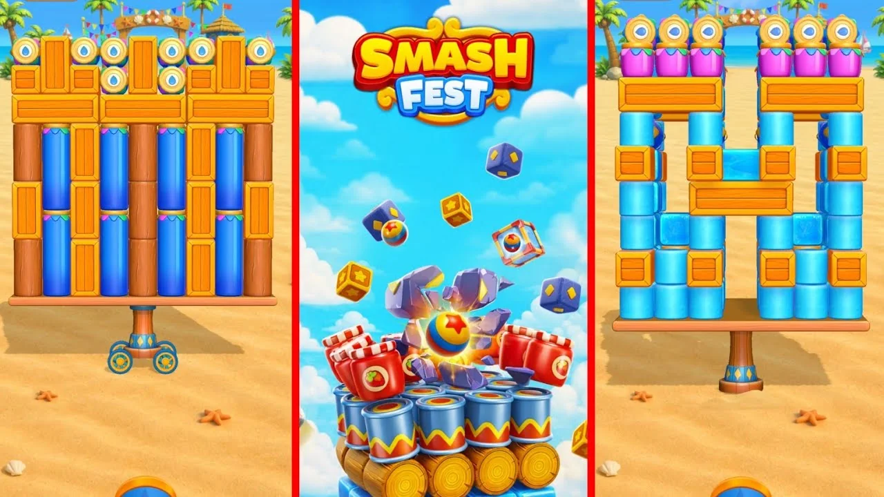 Smash Fest Level 802 board layout