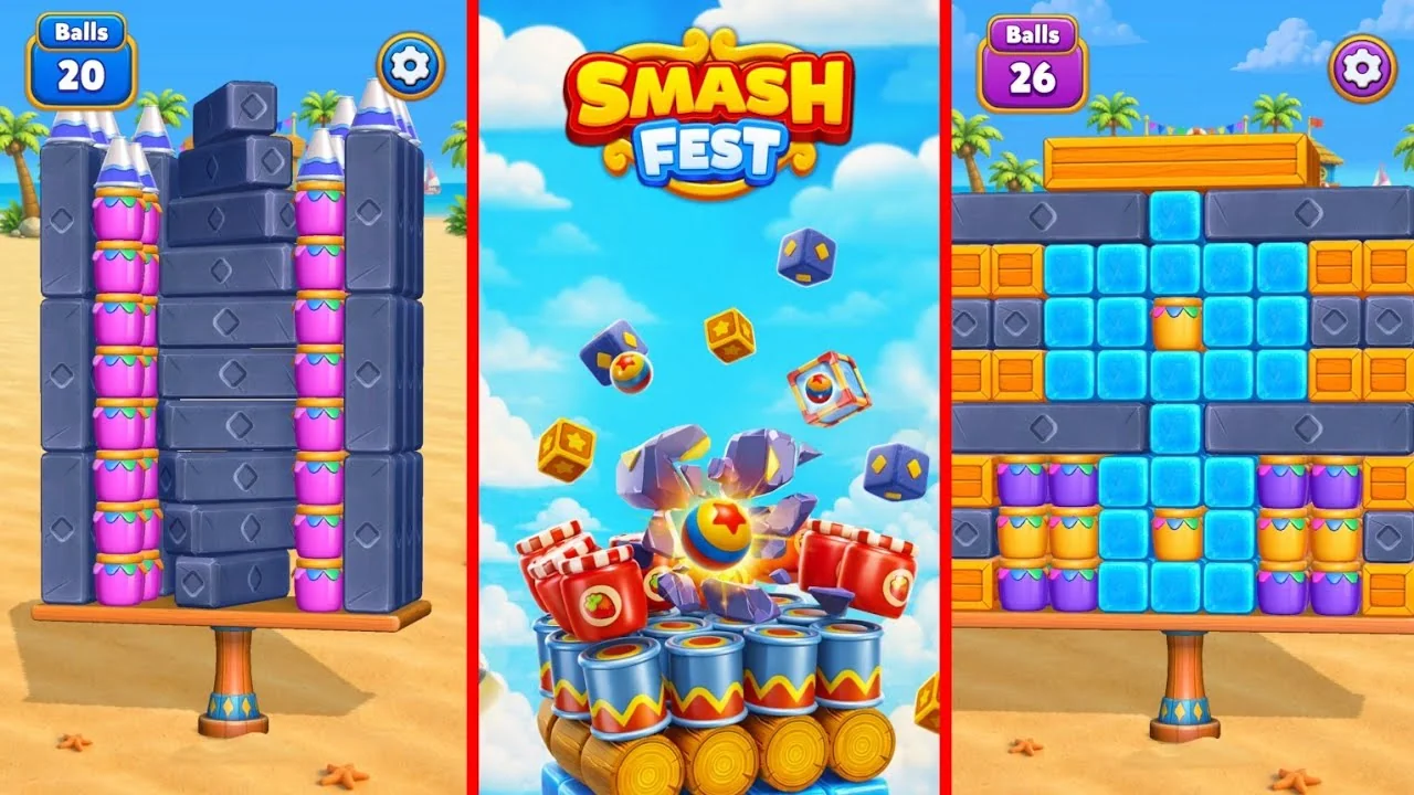 Smash Fest Level 830 board layout